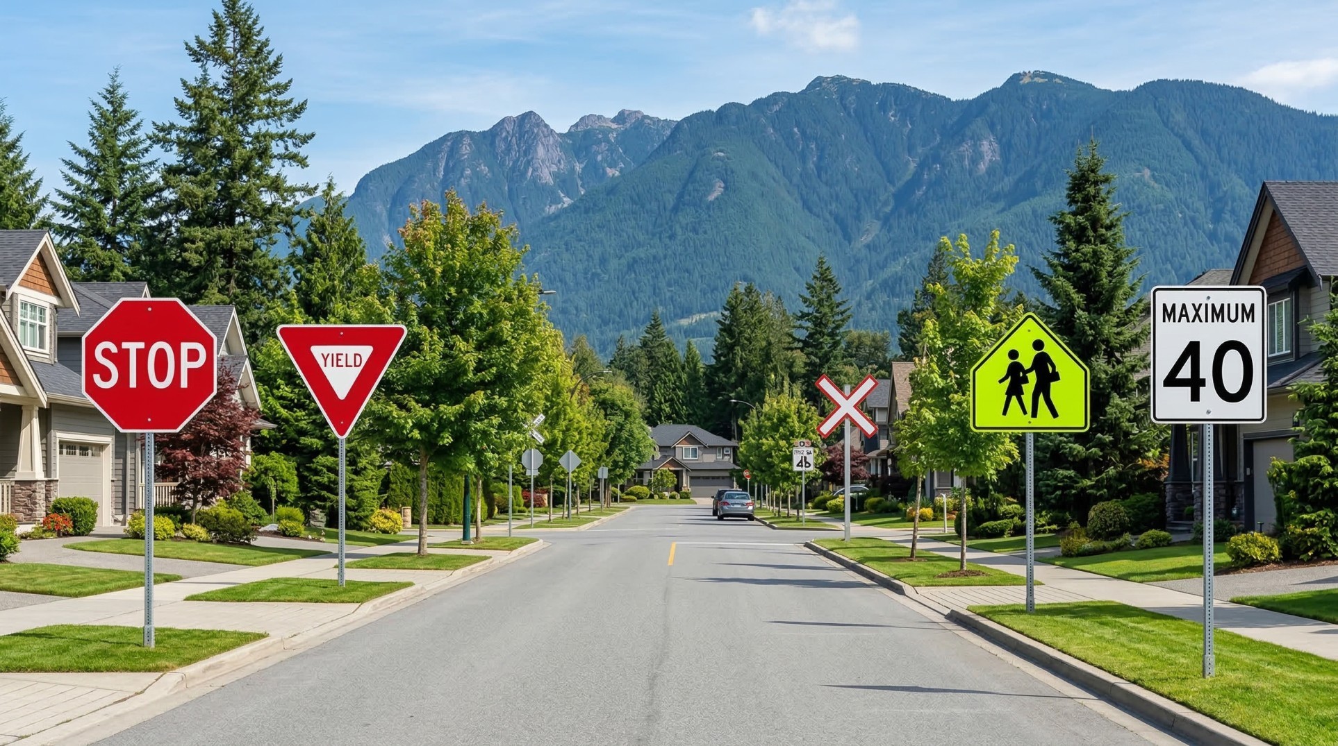 Complete BC Road Signs Guide for the ICBC Knowledge Test
