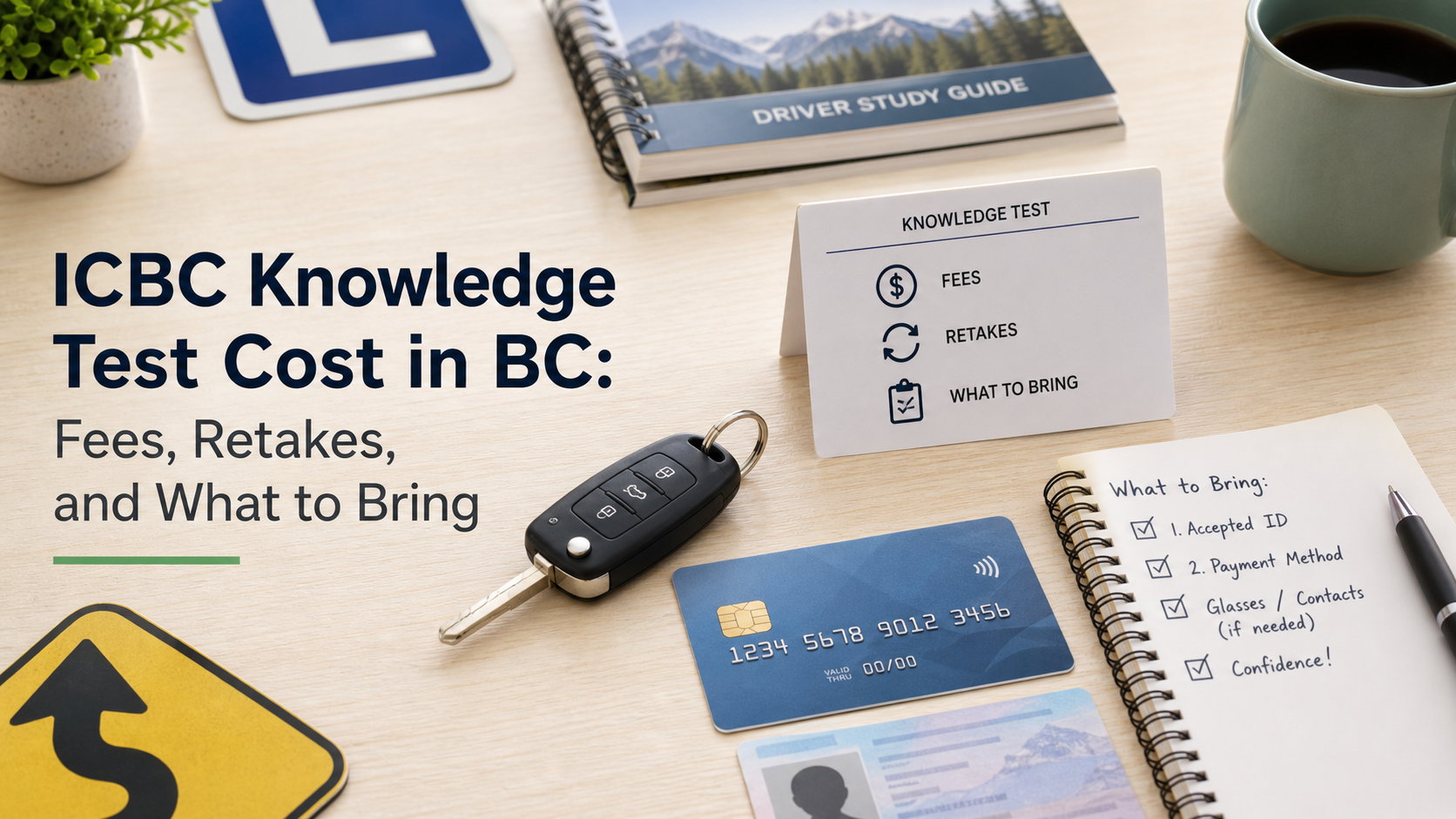 ICBC Knowledge Test Cost in BC: Fees, Retakes, and What to Bring