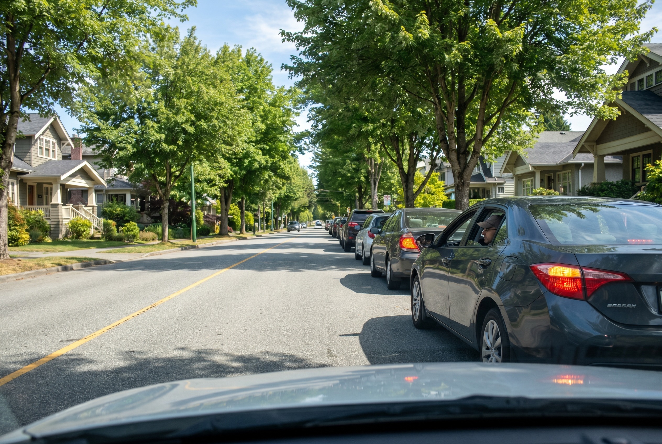 You are driving beside parked cars. A driver inside a parked vehicle turns on their signal. What is the greatest risk?