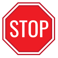 Stop Sign road sign in BC