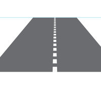 Broken White Lines road sign in BC