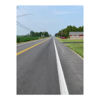 Edge Lines road sign in BC